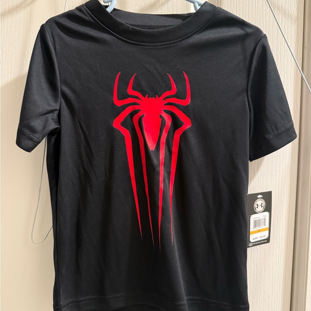 Black Spider Graphic Kids T-Shirt